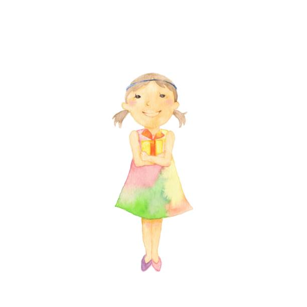 Iridescent fairy Iridescent fairy
Girl with a present 妖精 stock illustrations