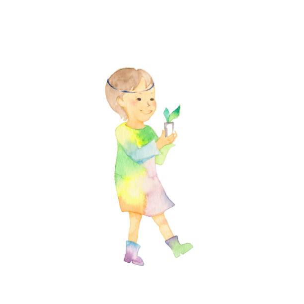 Iridescent fairy Iridescent fairy
Boy with a sprout 妖精 stock illustrations