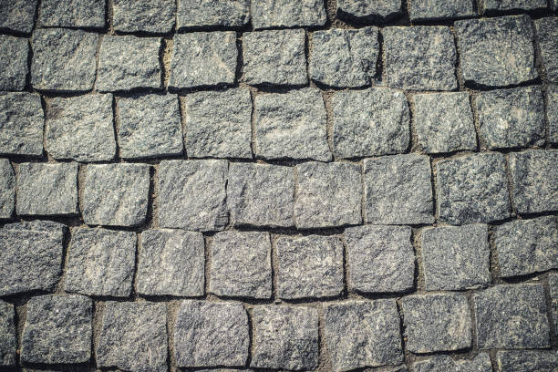 istock The texture of the stone pavement 1129365888
