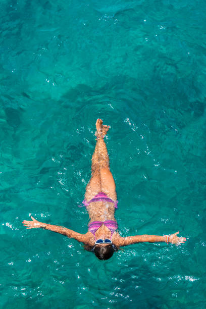 istock Women enjoying swimming. 1129366083