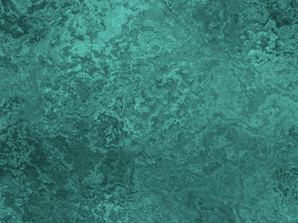 ティール グランジ オンブル テクスチャ ミント ブルー グリーンかなり背景暗い青緑色光沢のあ��るヴィンテージの背景 - sea stone ストックフォトと画像