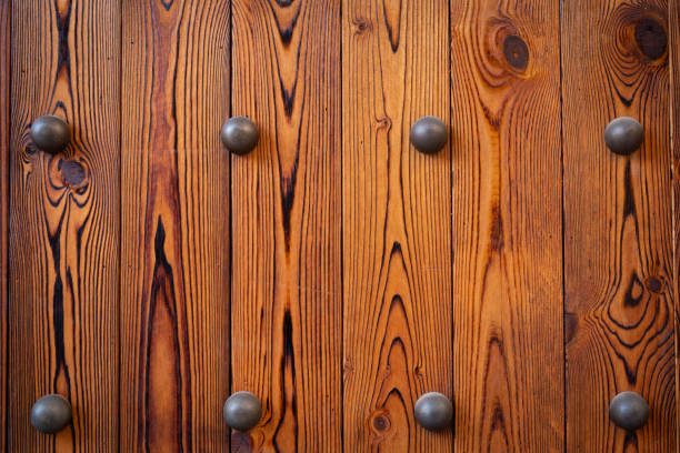 Wooden door from one temple in Nanchang, China