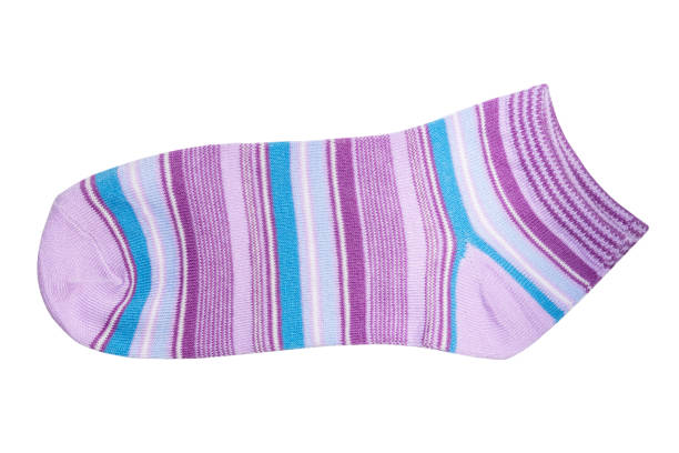 istock Women's socks isolated on white background 1129384650
