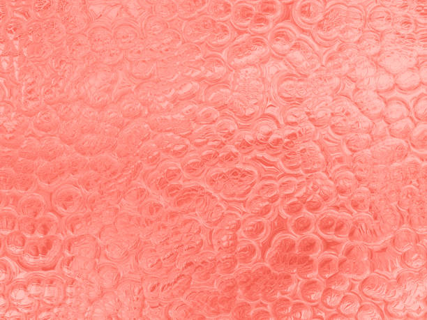 istock Pastel Coral Millennial Pink Bubble Foam Bead Pattern Abstract Reptile Dinosaur Lizard Snake Skin Luxury Texture Party Invitation Background Retro Style 1129391746