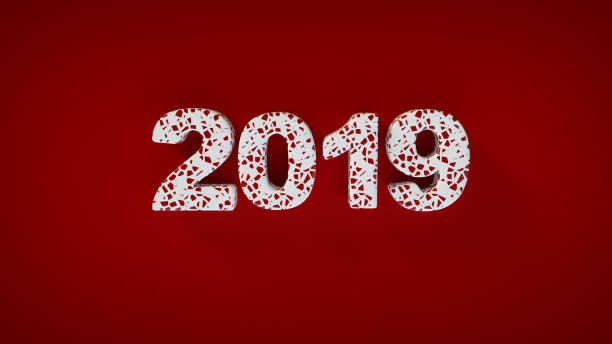 istock Happy New Year 2019 3D render illustration 1129391804