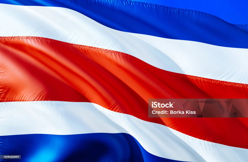 Bandera De Costa Rica Diseño De La Bandera 3d Que Agita El Símbolo Nacional  De Costa Rica Renderizado 3d El Símbolo Nacional De Fondos De Pantalla De  Fondo De Costa Rica América