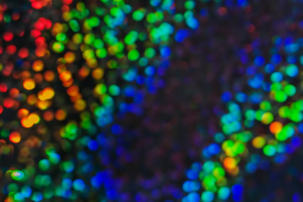istock Abstract background.  Multicolored bokeh of small lights in blur. 1129406277