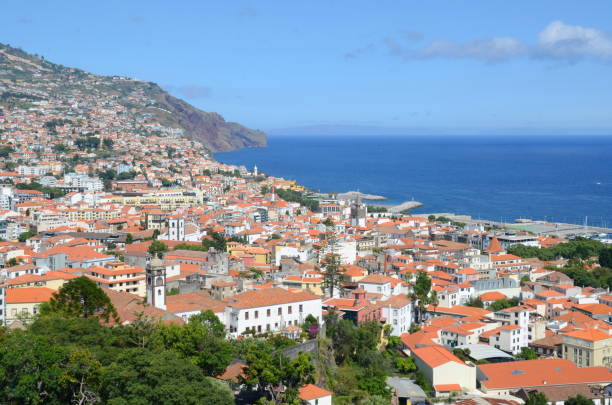 istock Panoramic view of Funchal, Madeira 1129413158