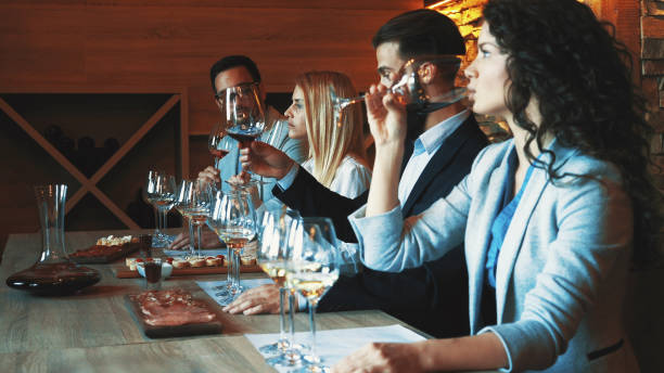 istock Friends tasting wine together 1129414510
