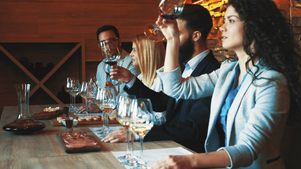istock Friends tasting wine together 1129414512