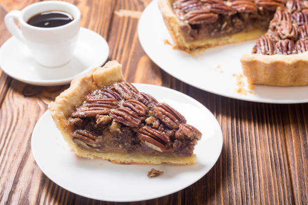 istock Autumn american pecan pie 1129415448