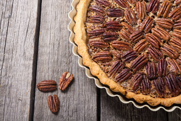 istock Autumn american pecan pie 1129415455