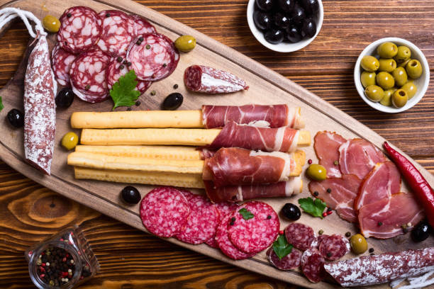istock Set of sausages 1129415492