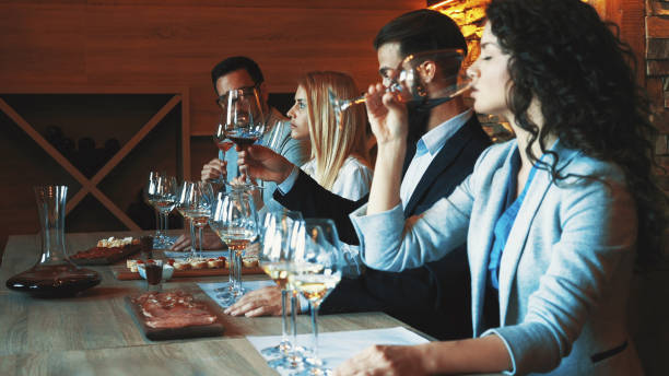 istock Friends tasting wine together 1129419538