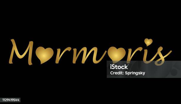 Marimar Lettering Decorative Marmaris Text Stock Illustration - Download Image Now - Art ...