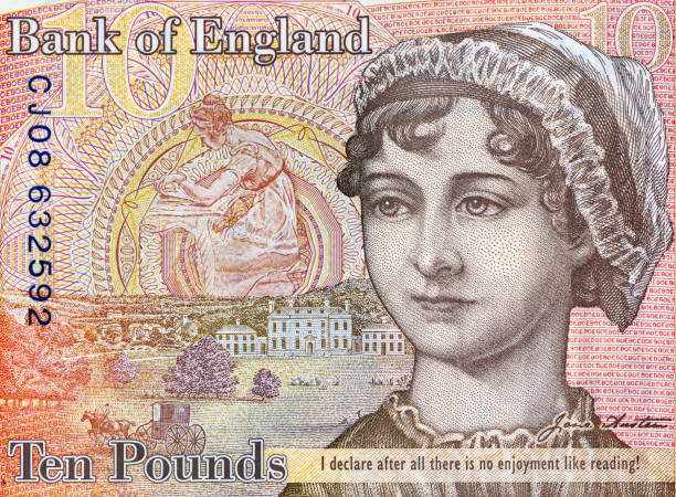 istock British currency ten pound banknote, detail 1129426648