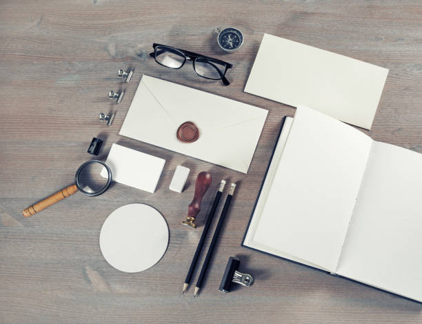 istock Vintage stationery template 1129438189