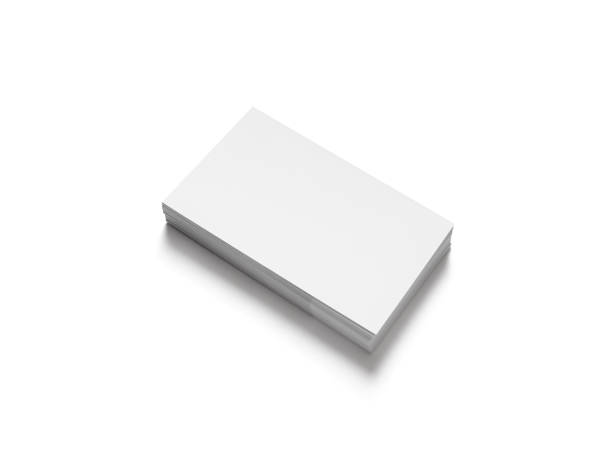 istock Isolated business cards 1129438243