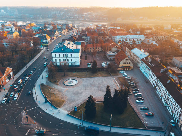 istock High Angle View Of Cityscape Against Sky 1129443337