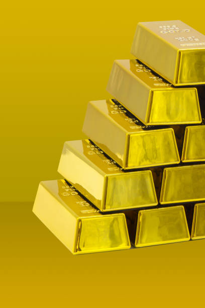 istock Stack of golden bars as a Financial concepts 1129443363