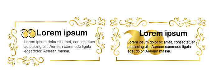 Text Frame Definition Digital Design Set Of Vector Frames For Text Form Design For Text Block Text On The ...
