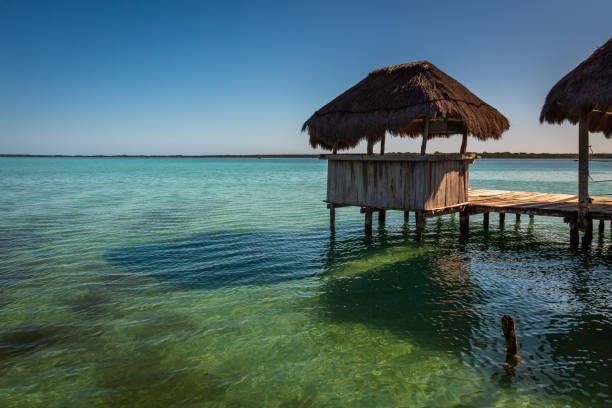istock Seven Color Lagoon in Bacalar 1129456267