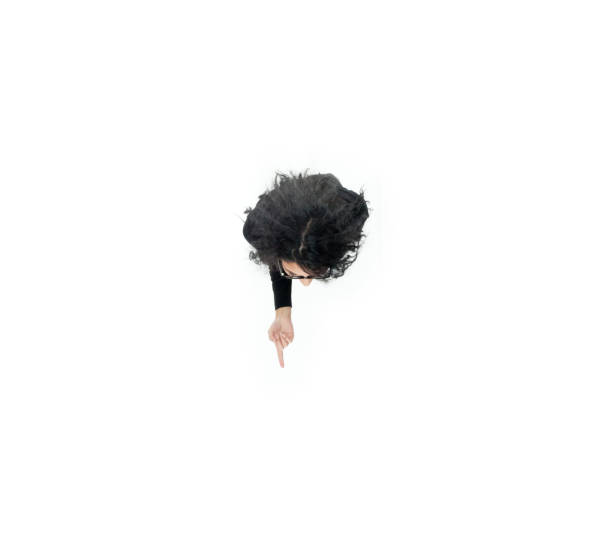 istock Businesswoman pointing with hand 1129458310