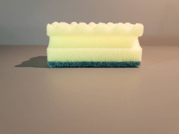 istock Sponge close-up. Sponge for washing dishes 1129459099