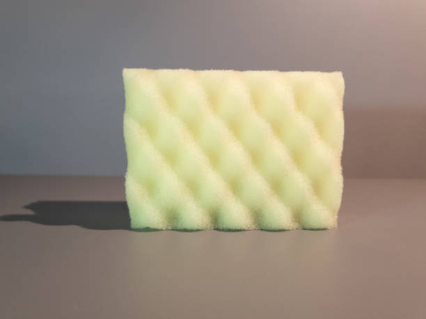 istock Sponge close-up. Sponge for washing dishes 1129459211
