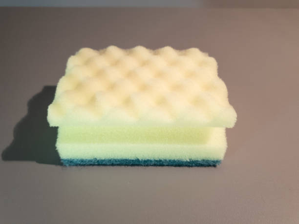 istock Sponge close-up. Sponge for washing dishes 1129459298