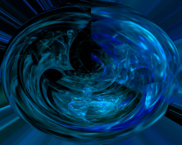 istock abstract digital fractal, fantasy design 1129459683