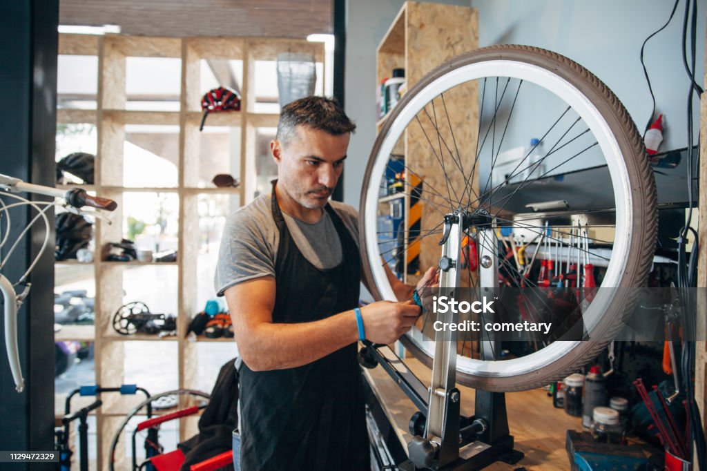 Bicycle Service Bicycle Stock Photo