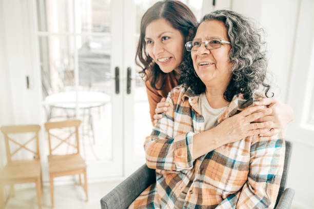 istock Mother and daughter at home 1129495869