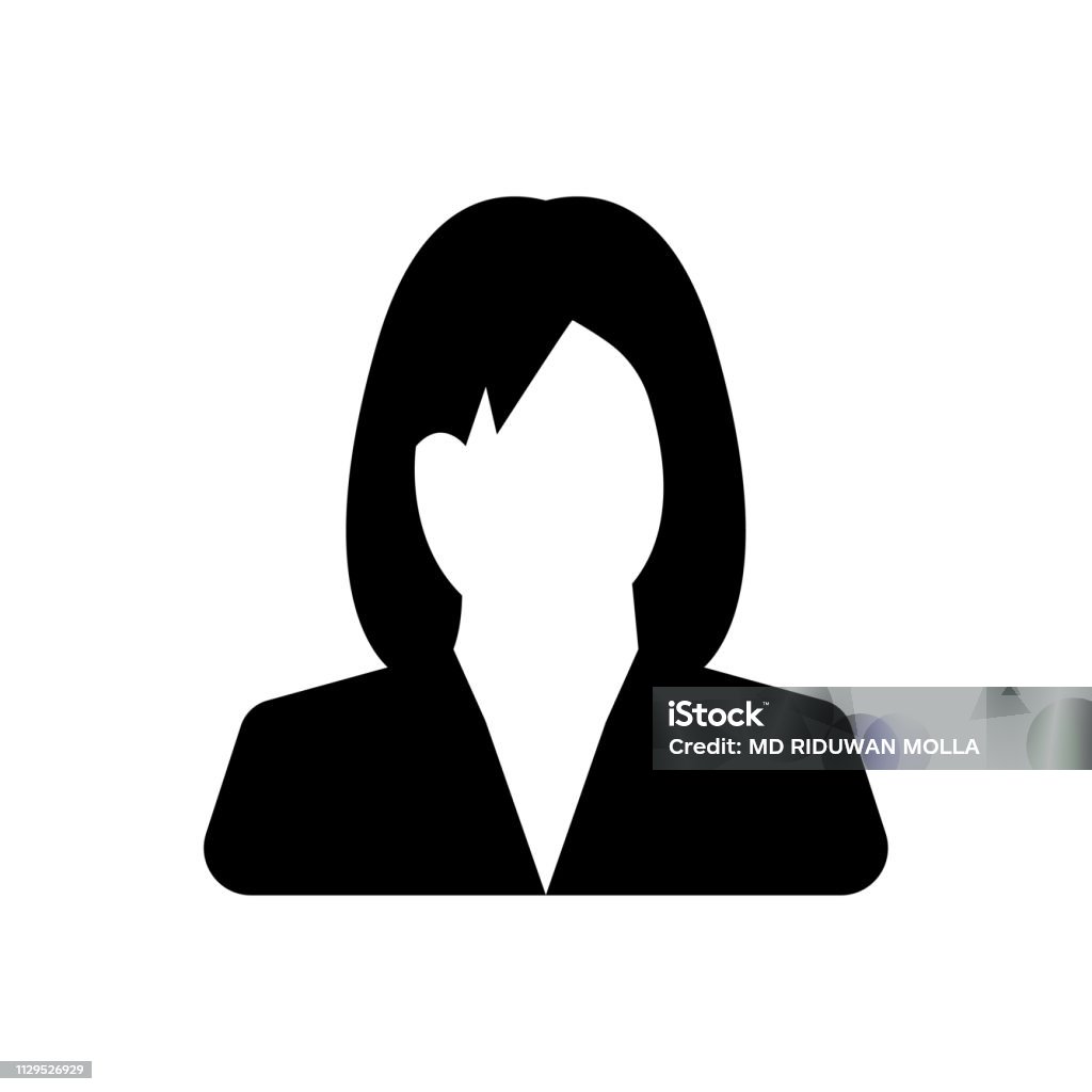 Biểu Tượng Nữ Doanh Nhân Biểu Tượng Avatar Màu Đen Hình minh họa Sẵn có -  Tải xuống Hình ảnh Ngay bây giờ - iStock