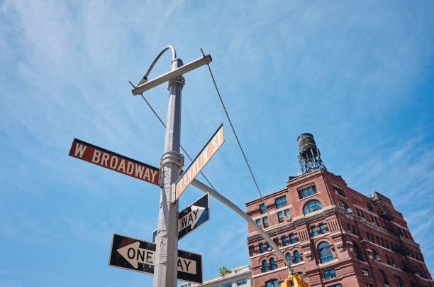 istock W Broadway and Franklin Street sign, NYC. 1129542001