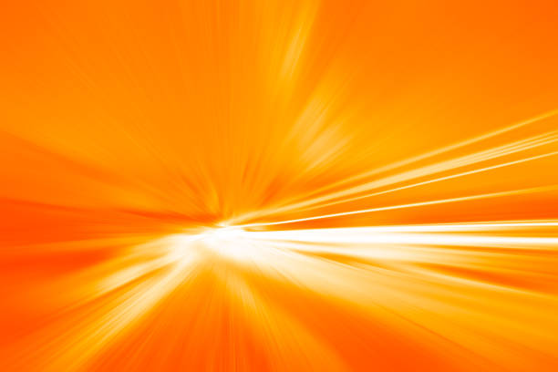 fast moving high speed blur hot heat orange fire color tone