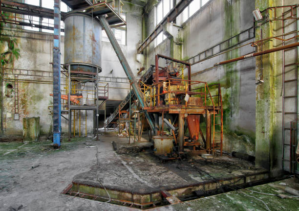 istock Abandoned iron mine in the Ore Mountains 1129562858