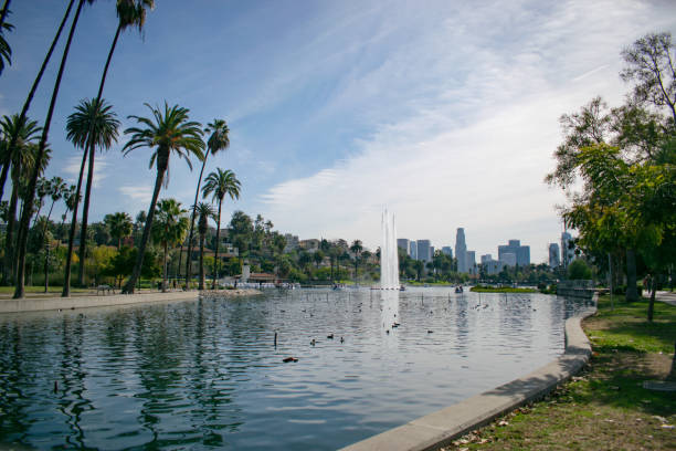 Echo Park Echo Park, Los Angeles repetition stock pictures, royalty-free photos & images