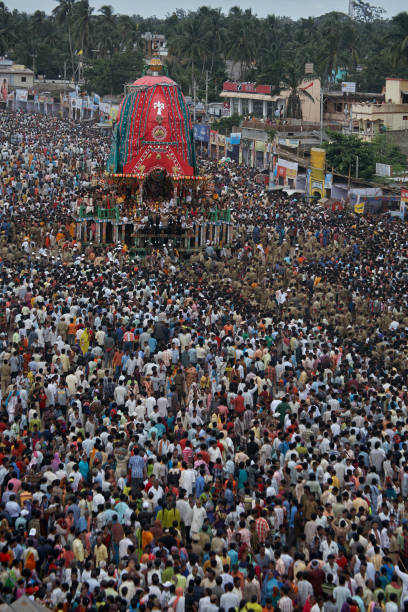 istock Pilgrims in front of Rath(Cart)during Rathyatra 1129567261