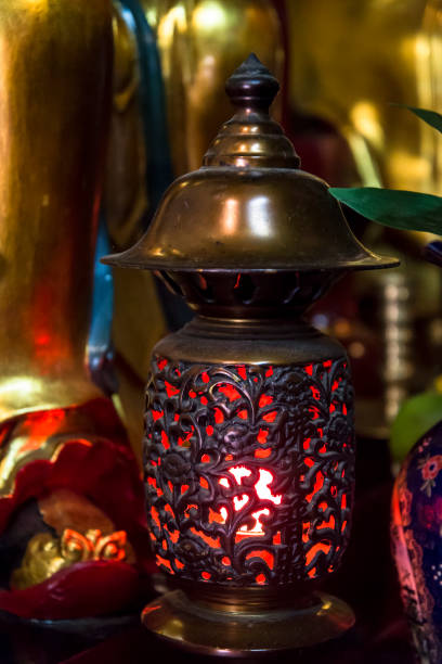 istock Lamp in a Buddhist temple 1129567838