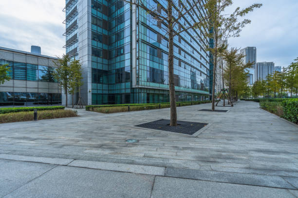 istock Exterior of modern office buidling 1129569998