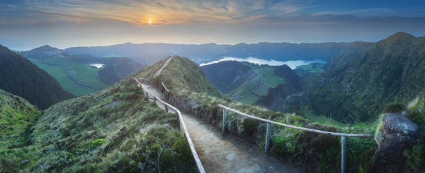 istock Mountain landscape Ponta Delgada island, Azores 1129571382
