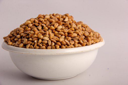 chironji nuts in bowl