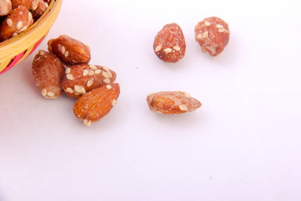 istock dry almond in bowl 1129573639
