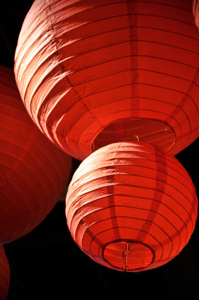 istock Chinese hanging lantern at Chinese New Year 1129574134