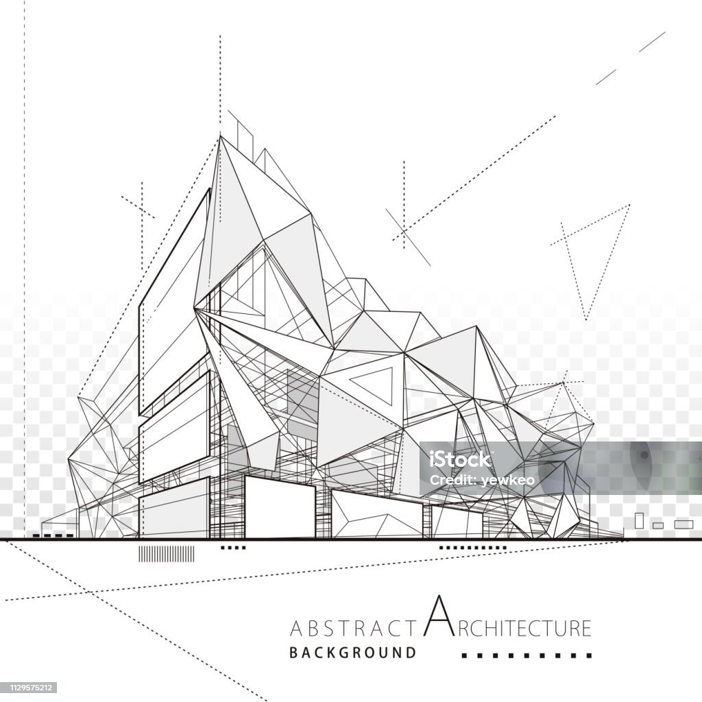 Abstract Building Vector Architectural Abstract Building Stock Illustration - Download Image Now ...