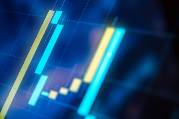 istock Trading market charts 1129579293