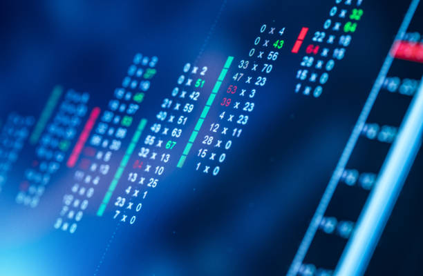 istock Trading market charts 1129579296