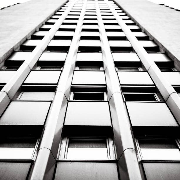istock Block, housing estate 1129583567