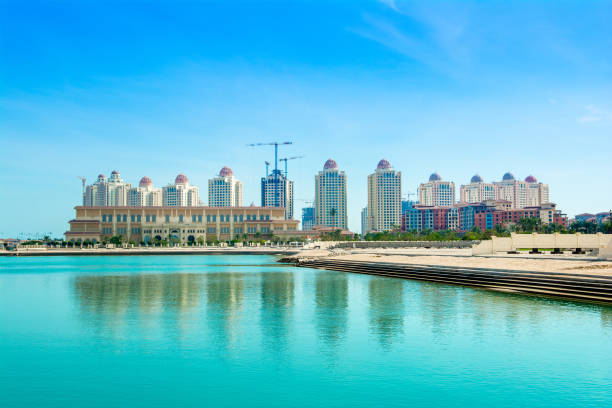 istock Beachside residences in The Pearl Qatar 1129589406